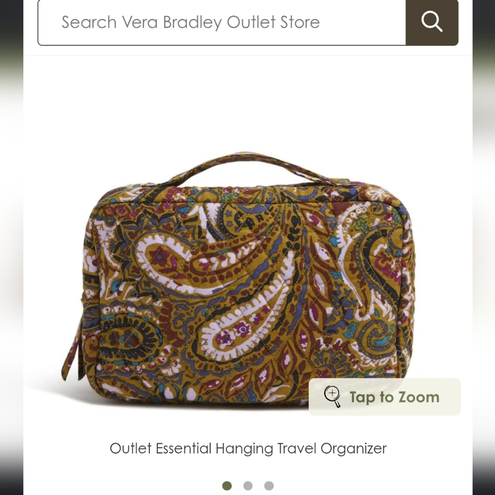 Vera Bradley Multicolor Paisley Pouch